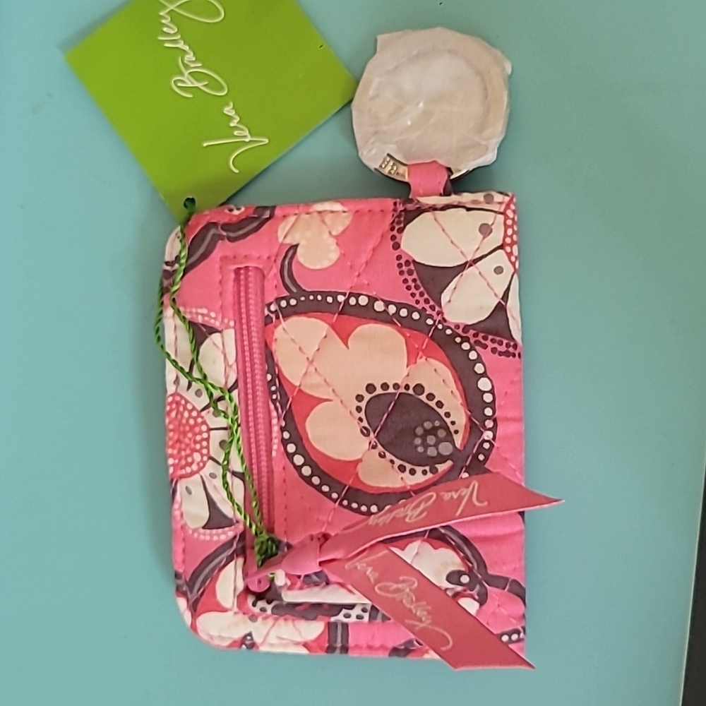 NWT Vera Bradley CampusvDouble ID Blush Pink & Matching Breakaway Lanyard